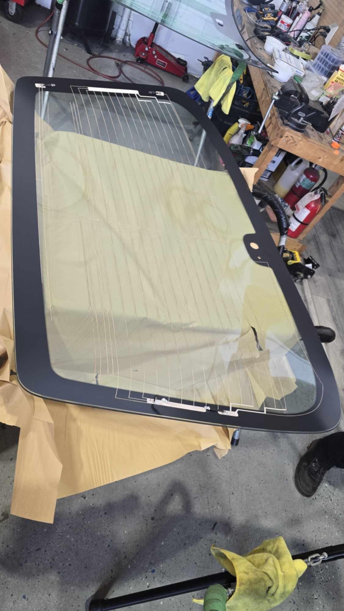 Nissan R34 GTR 2Dr Back Glass